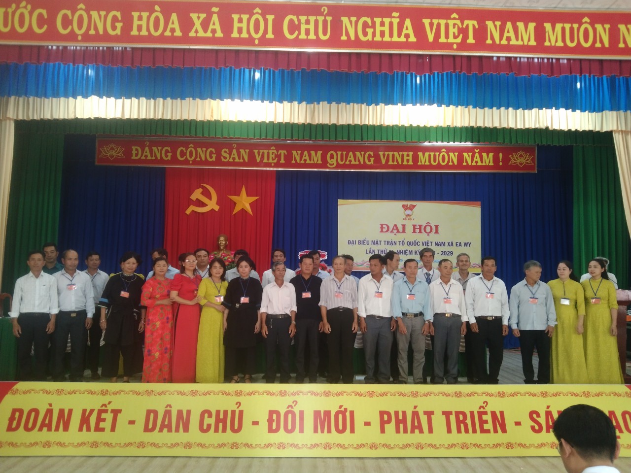 Ủy ban MTTQ Việt Nam xã Ea Wy tổ chức Đại hội đại biểu lần thứ X, nhiệm kỳ 2024-2029